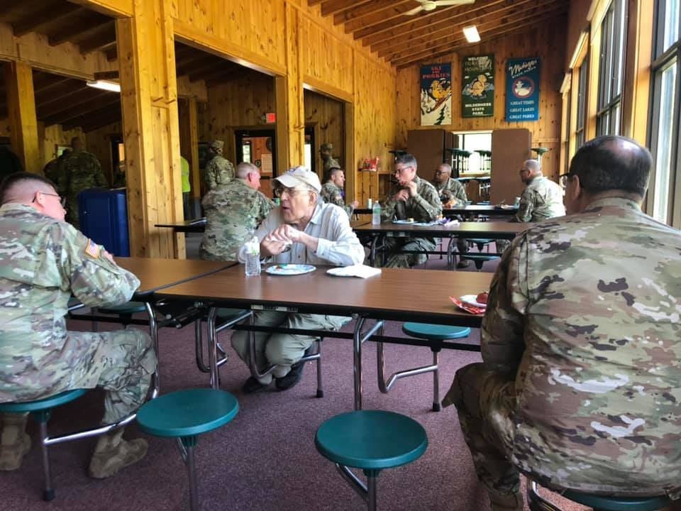 Michigan National Guard and Department of Natural Resources jointly host Distinguished Visitors Day to showcase infrastructure improvements at Porcupine Mountains Wilderness State Park in Ontonagon County