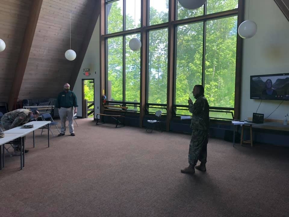 Michigan National Guard and Department of Natural Resources jointly host Distinguished Visitors Day to showcase infrastructure improvements at Porcupine Mountains Wilderness State Park in Ontonagon County