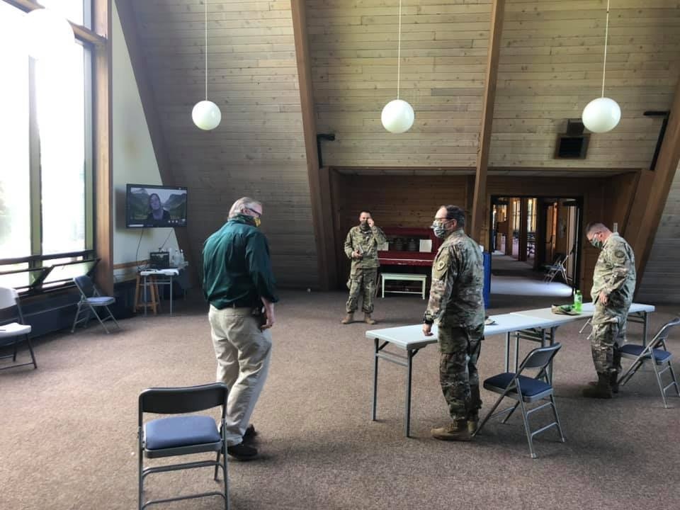 Michigan National Guard and Department of Natural Resources jointly host Distinguished Visitors Day to showcase infrastructure improvements at Porcupine Mountains Wilderness State Park in Ontonagon County