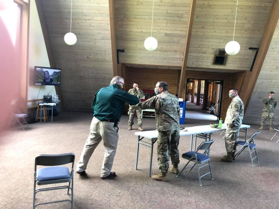 Michigan National Guard and Department of Natural Resources jointly host Distinguished Visitors Day to showcase infrastructure improvements at Porcupine Mountains Wilderness State Park in Ontonagon County