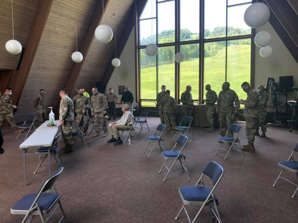 Michigan National Guard and Department of Natural Resources jointly host Distinguished Visitors Day to showcase infrastructure improvements at Porcupine Mountains Wilderness State Park in Ontonagon County