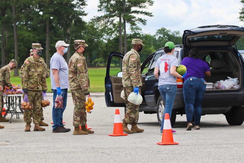 NCNG Serves Food, Hope to Community During COVID-19