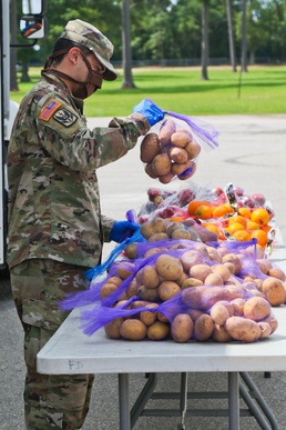 NCNG Serves Food, Hope to Community During COVID-19