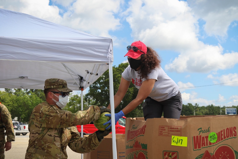 NCNG Serves Food, Hope to Community During COVID-19