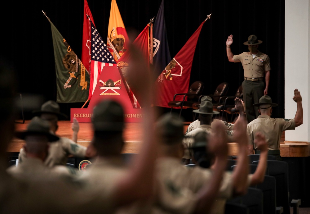 Drill Instructor School Class 3-20 Graduation