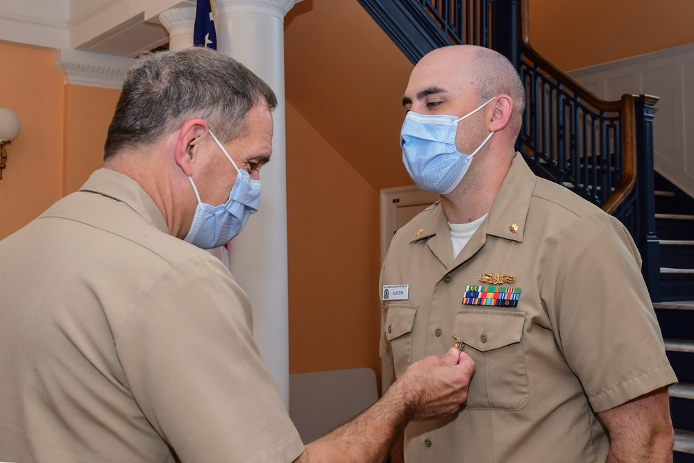 Awards for NYC mission aboard USNS Comfort