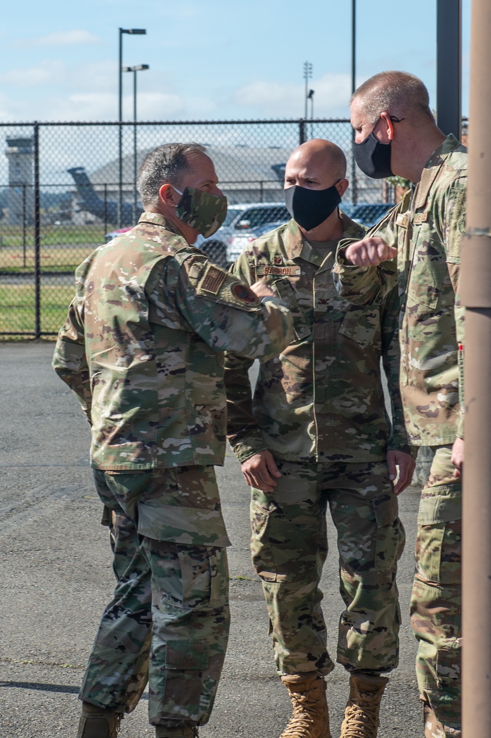 CSAF visits Team McChord for COVID-19 update