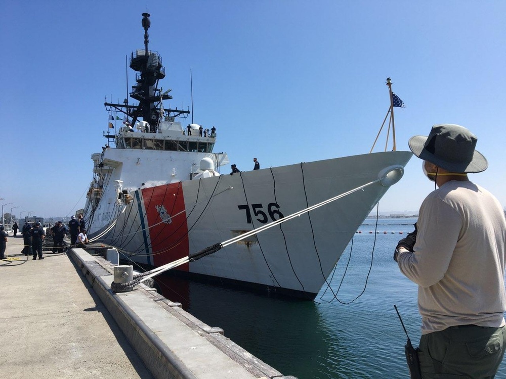 NUWC Keyport Det San Diego Deperms U.S. Coast Guard Cutter