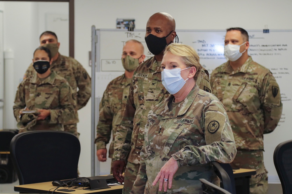 Texas Military Department adjutant general visits Joint Task Force 176