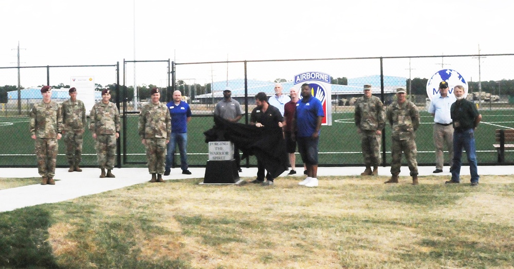 Eighth anvil takes its place at entrance of Anvil Field