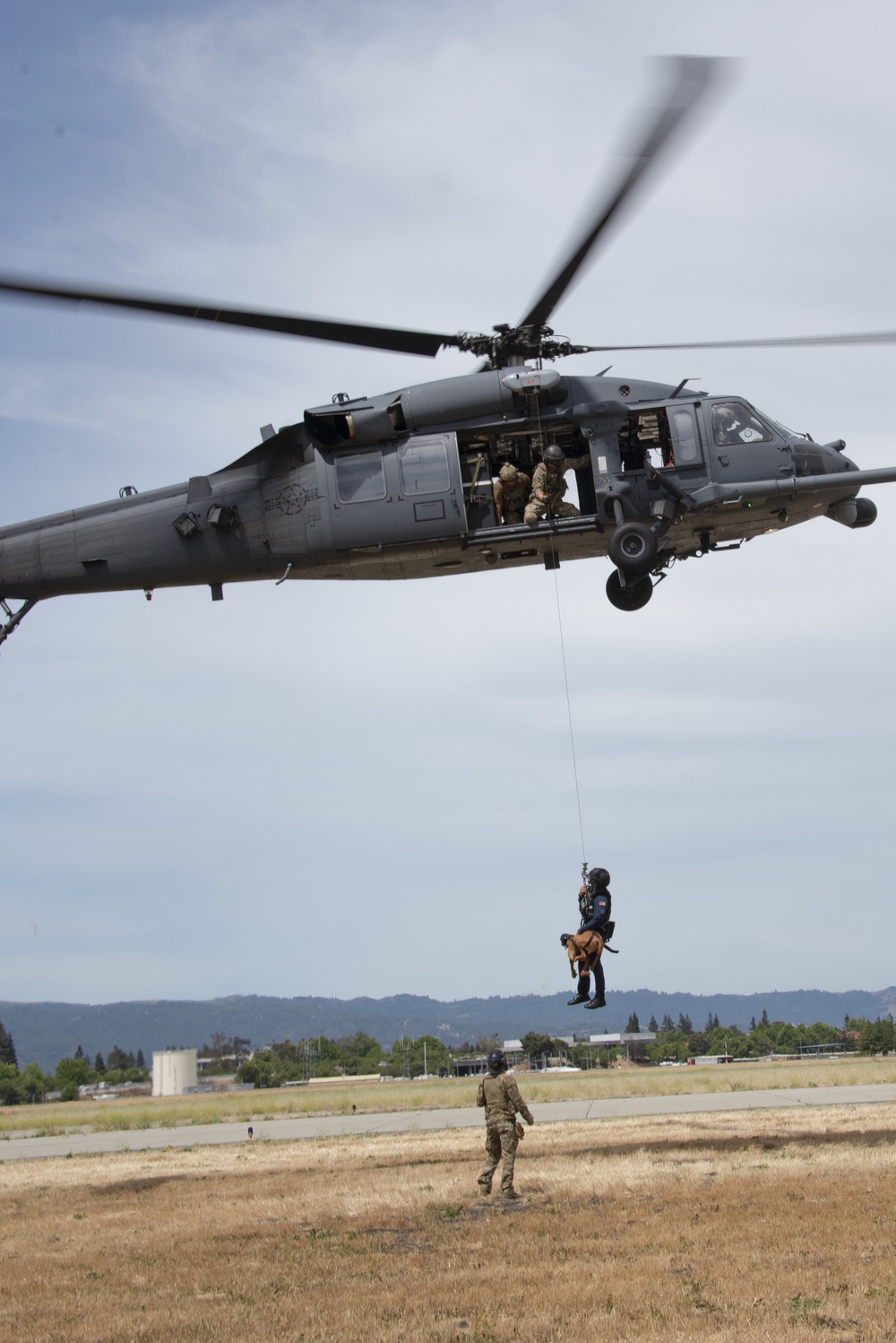 Hoist Operations at Moffet Air National Guard Base