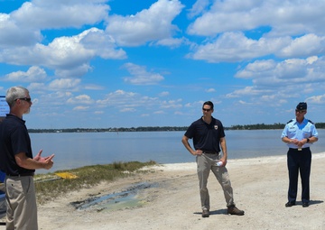 Secretary of the U.S. Department of the Interior visits Tyndall