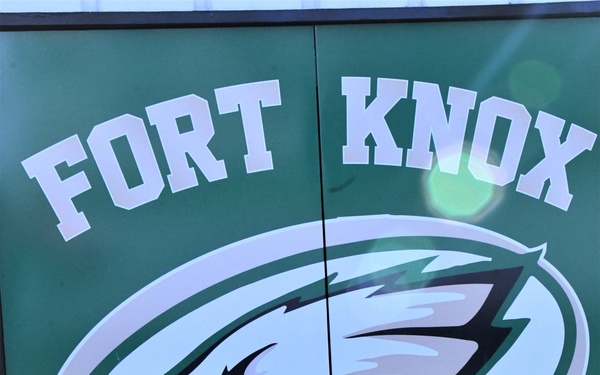 Fort Knox Middle High School upgrading football team wall locker, athletics weight room