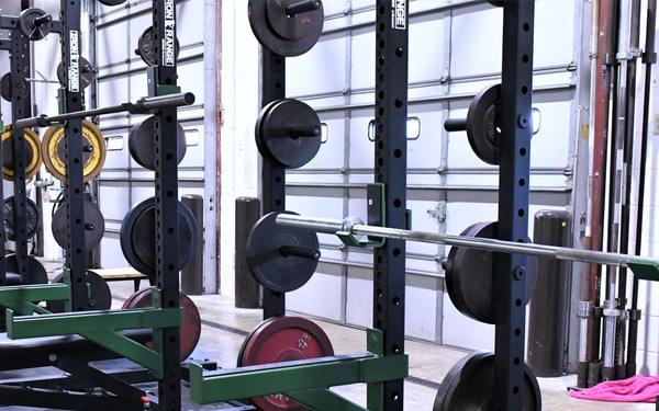 Fort Knox Middle High School upgrading football team wall locker, athletics weight room