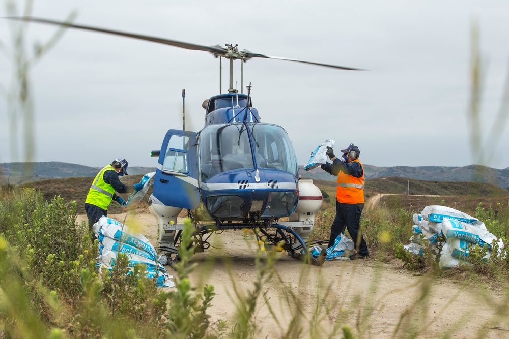 Camp Pendleton conducts aerial dropping for mosquito control, West Nile Virus mitigation