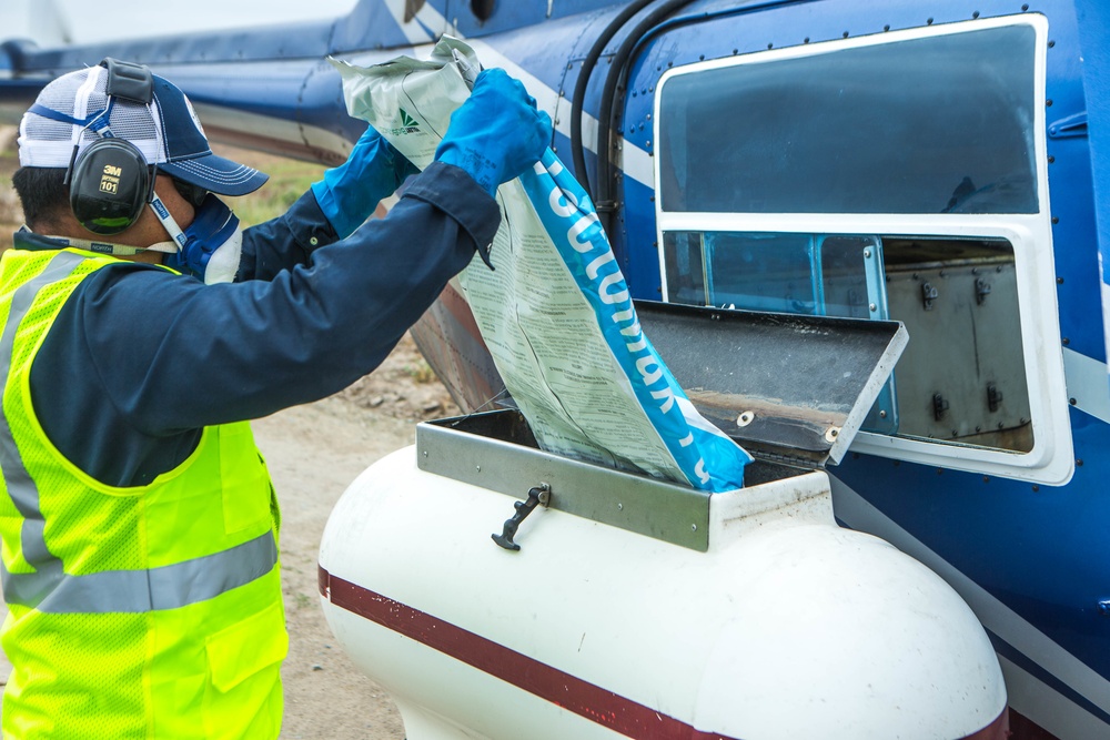 Camp Pendleton conducts aerial dropping for mosquito control, West Nile Virus mitigation