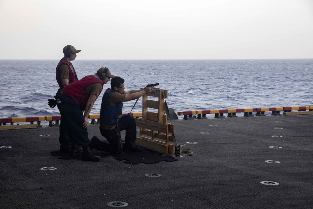 USS Bataan (LHD 5) Gun Shoot