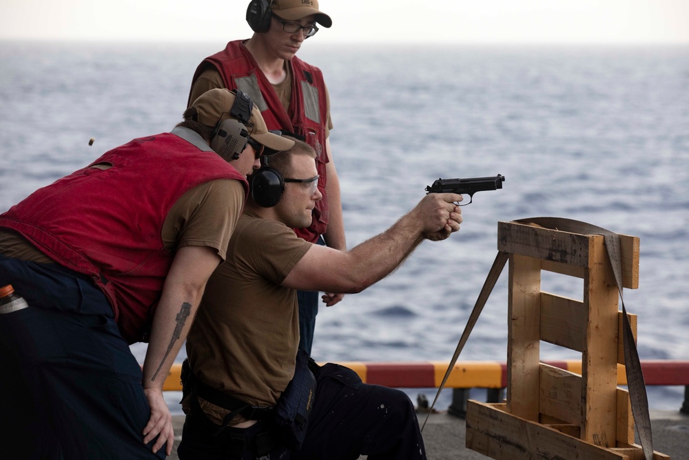 USS Bataan (LHD 5) Gun Shoot