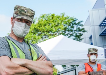 Ohio Guard members build bridges over language barriers at food bank