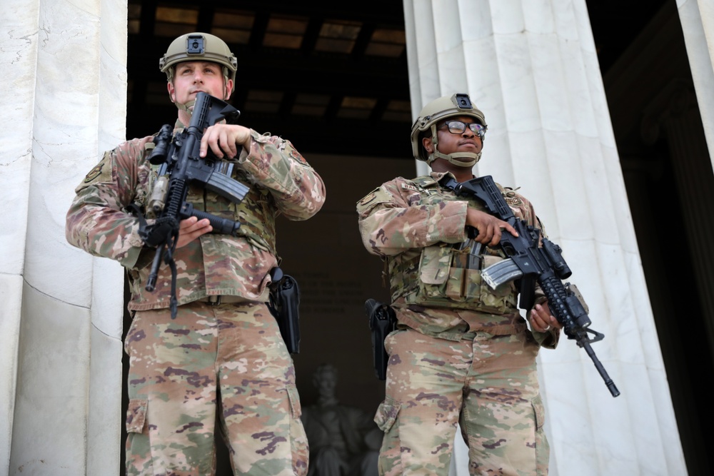 D.C. Guardsmen during Operation D.C. Guardian
