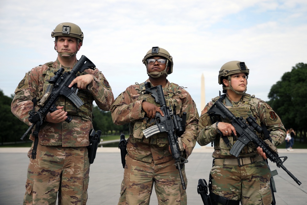 D.C. Guardsmen during Operation D.C. Guardian