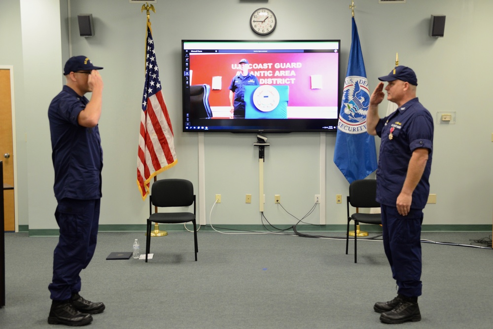 Coast Guard National Strike Force holds change of command ceremony