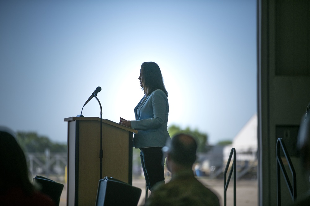 Michigan Gov. and Adjutant Gen. Participate in “Motor City Muscle“ Social-Distanced Deployment Ceremony