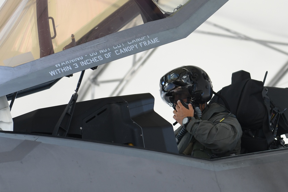 A recent F-35A graduate continues to fly at Eglin