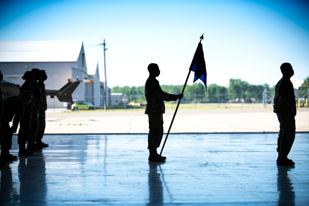 Michigan Gov. and Adjutant Gen. Participate in “Motor City Muscle“ Socially Distanced Deployment Ceremony