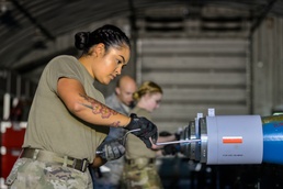 Eielson Airmen build first bombs for PACAF F-35s