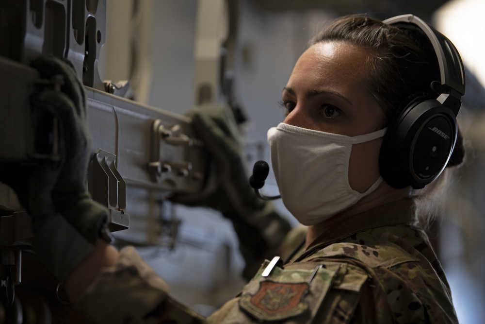 Travis’ AES perform routine training mission
