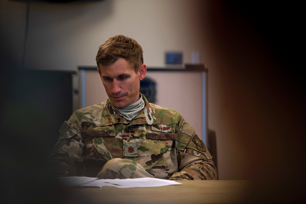 Travis’ AES perform routine training mission