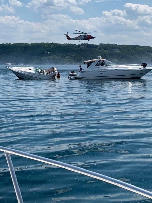 Coast Guard rescues 10 people from the water in Traverse City