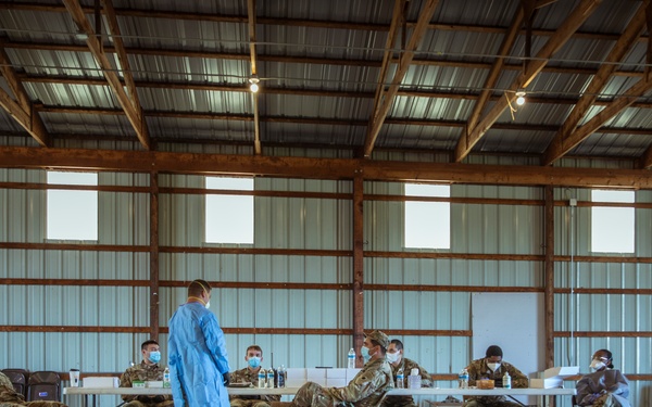 Michigan National Guard conducted COVID-19 testing in Coldwater, Mich.