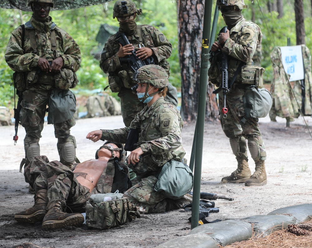 82nd Airborne Division Paratroopers Participate in Expert Infantryman, Expert Soldier Certification