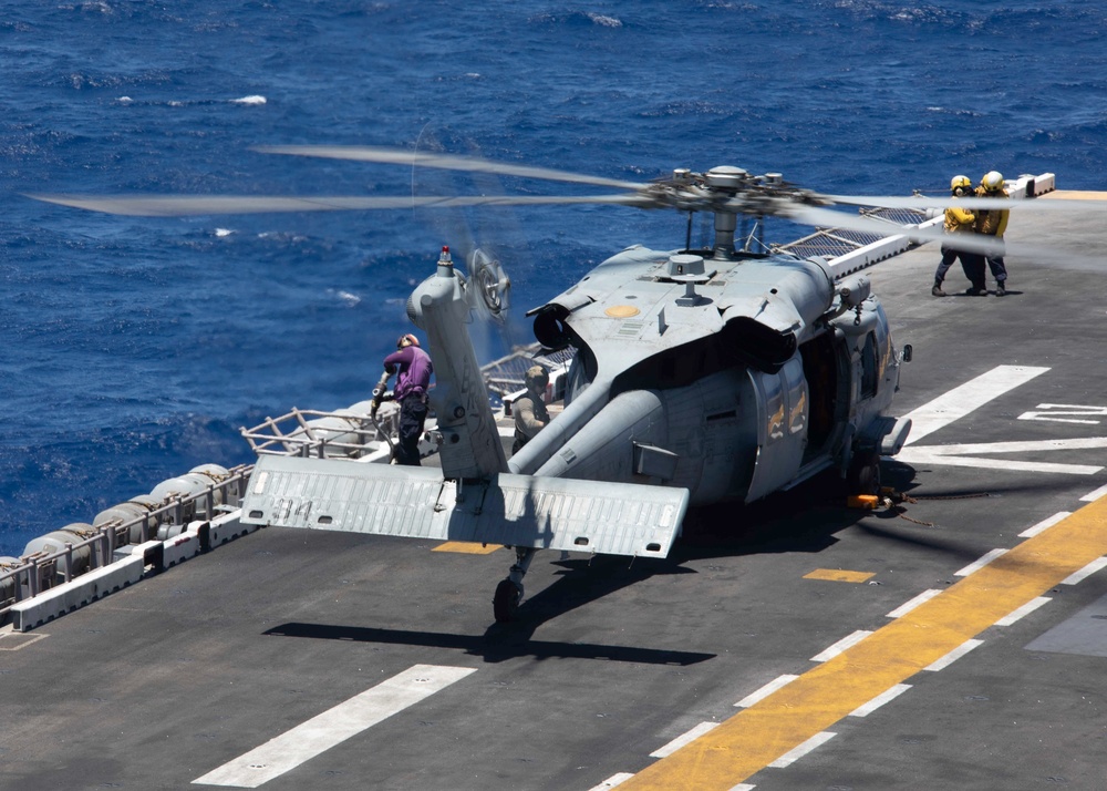 USS Bataan (LHD 5) Flight Ops