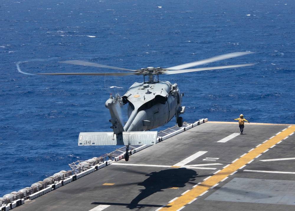 USS Bataan (LHD 5) Flight Ops