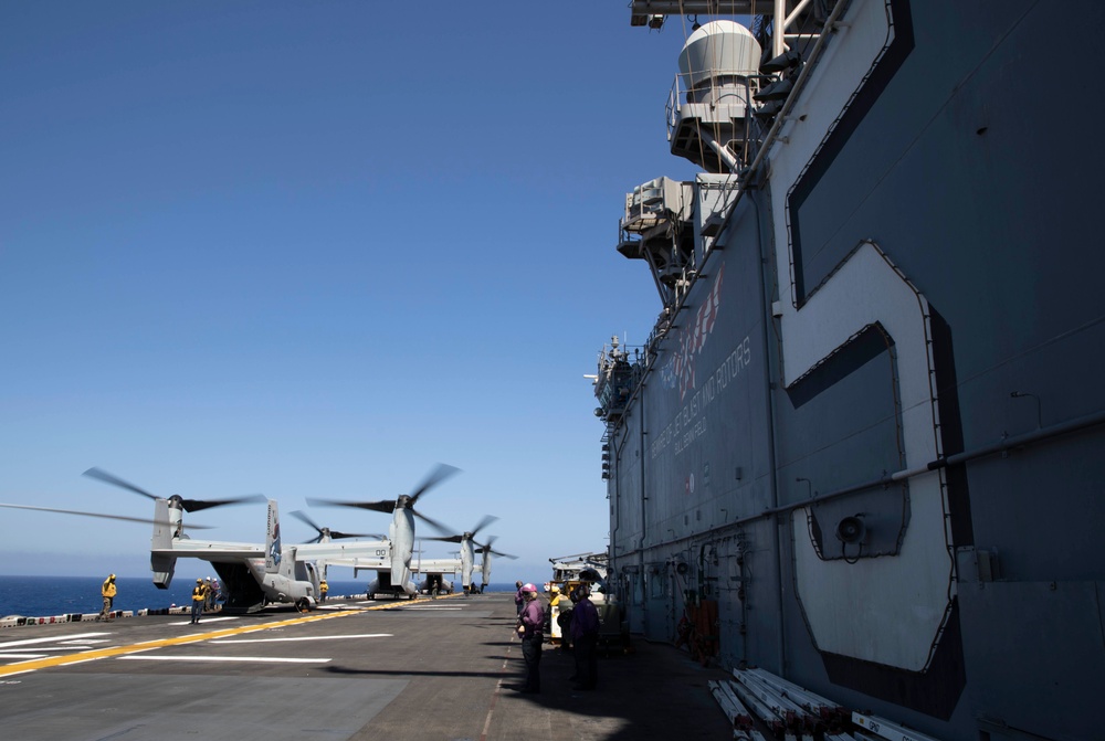 USS Bataan (LHD 5) Flight Ops