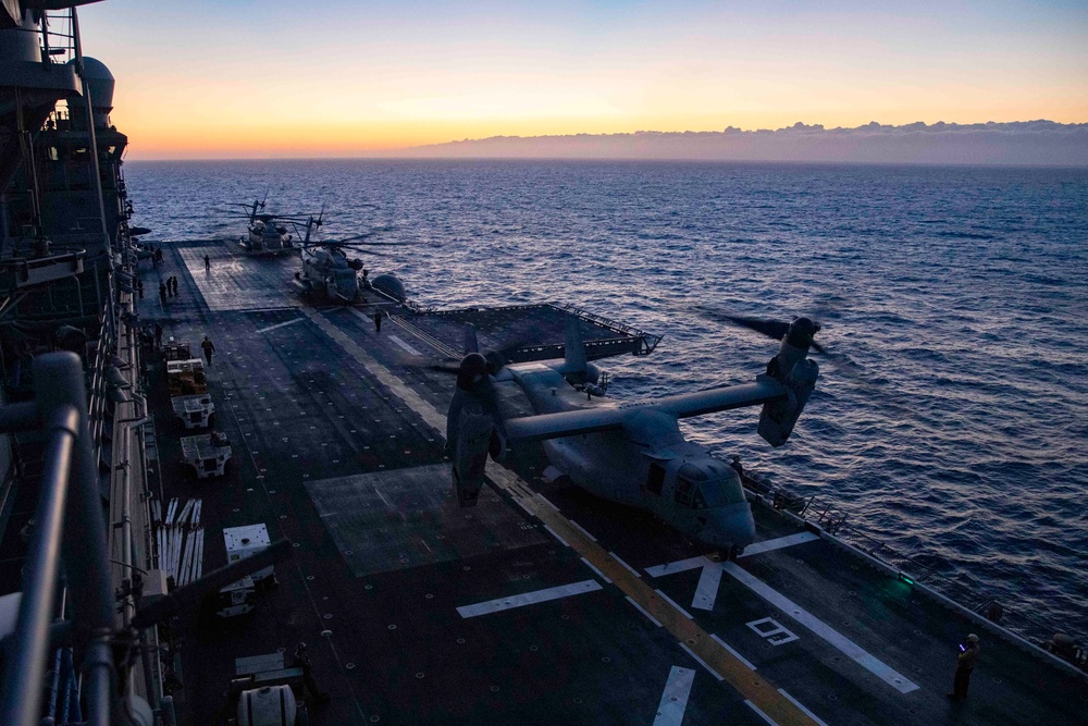 USS Bataan (LHD 5) Flight Ops