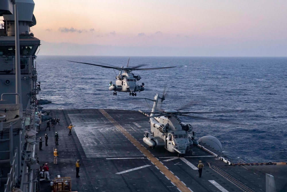 USS Bataan (LHD 5) Flight Ops