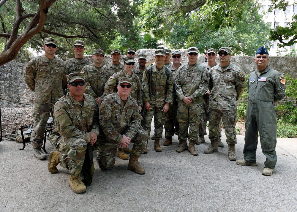 Army and Air National Guard members assist Texans