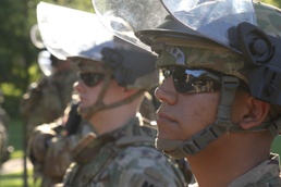 National Guard Soldiers guard Texas State Capitol during June 19 protest
