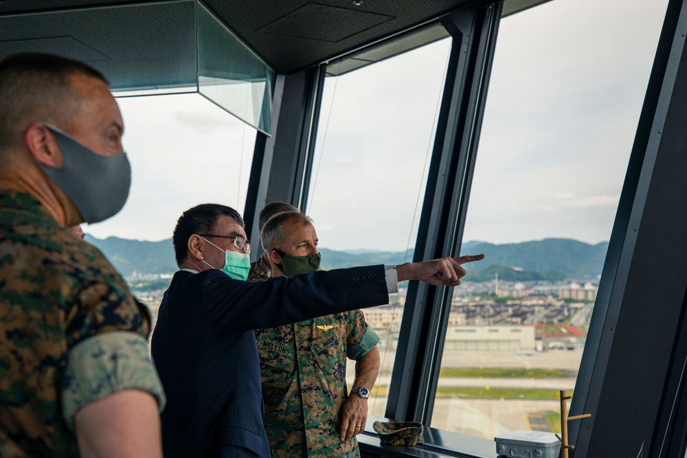 Japanese Minister of Defense visits MCAS Iwakuni