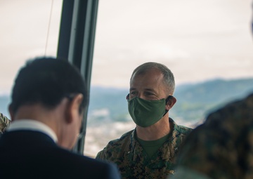 Japanese Minister of Defense visits MCAS Iwakuni