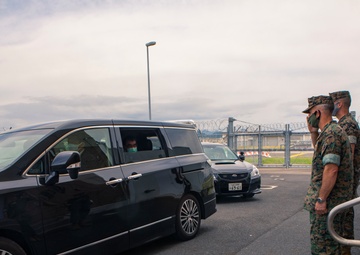 Japanese Minister of Defense visits MCAS Iwakuni