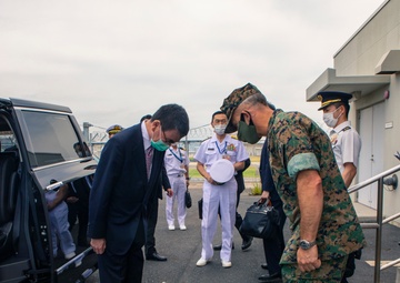Japanese Minister of Defense visits MCAS Iwakuni