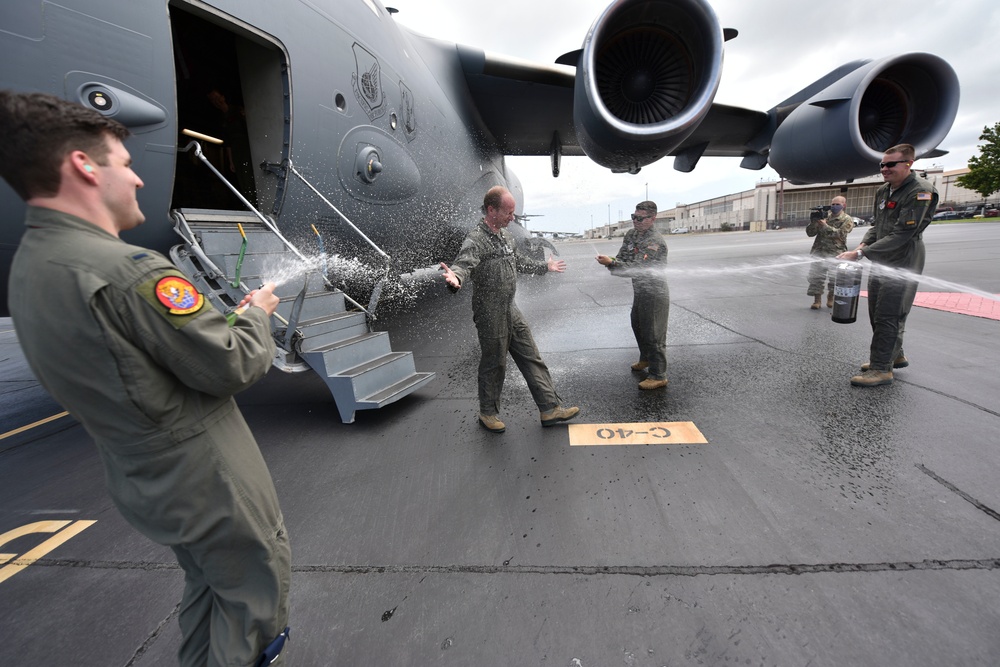 Col. Halsey Burks fini flight