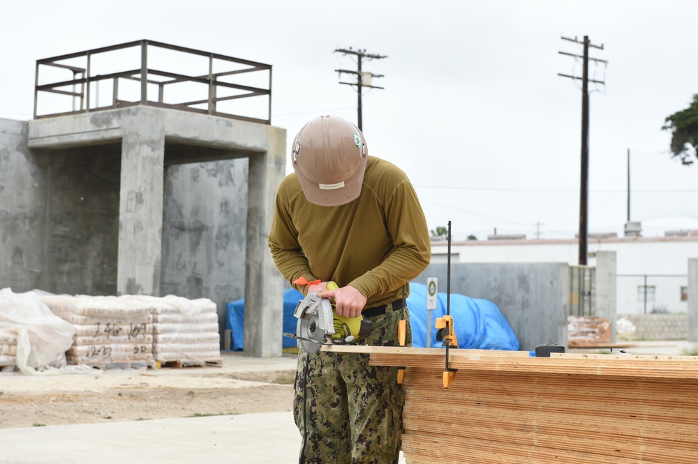 Seabees Conduct Construction Training Exercise