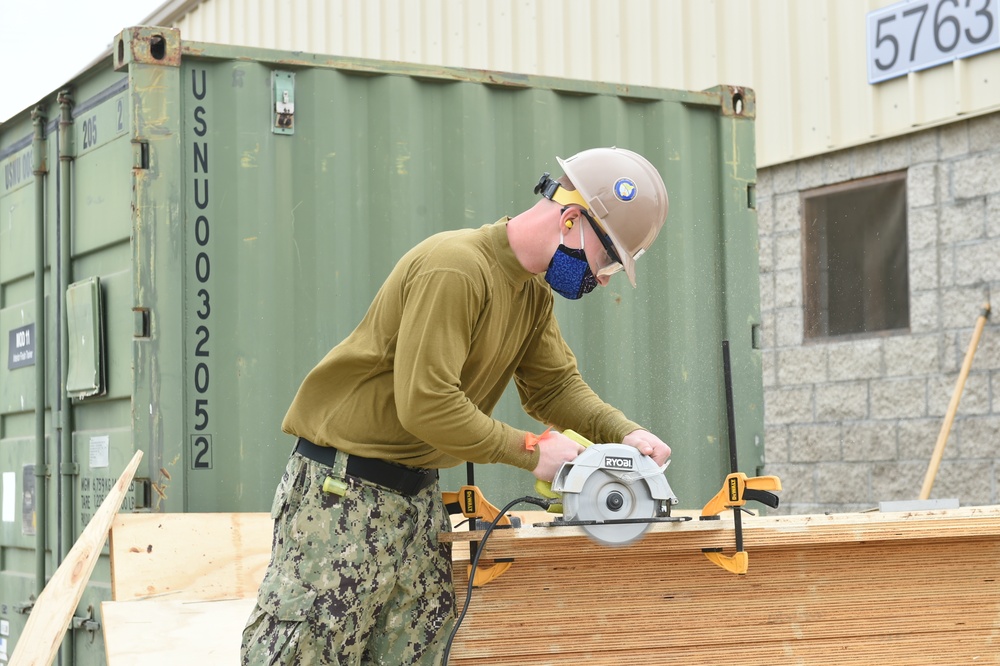 Seabees Conduct Construction Training Exercise