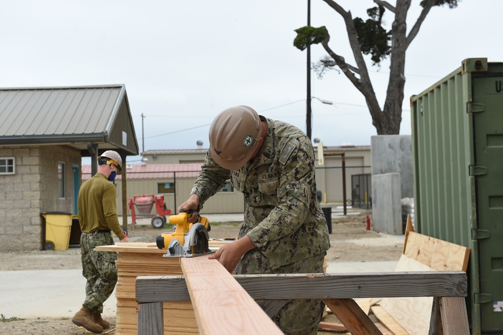 Seabees Conduct Construction Training Exercise